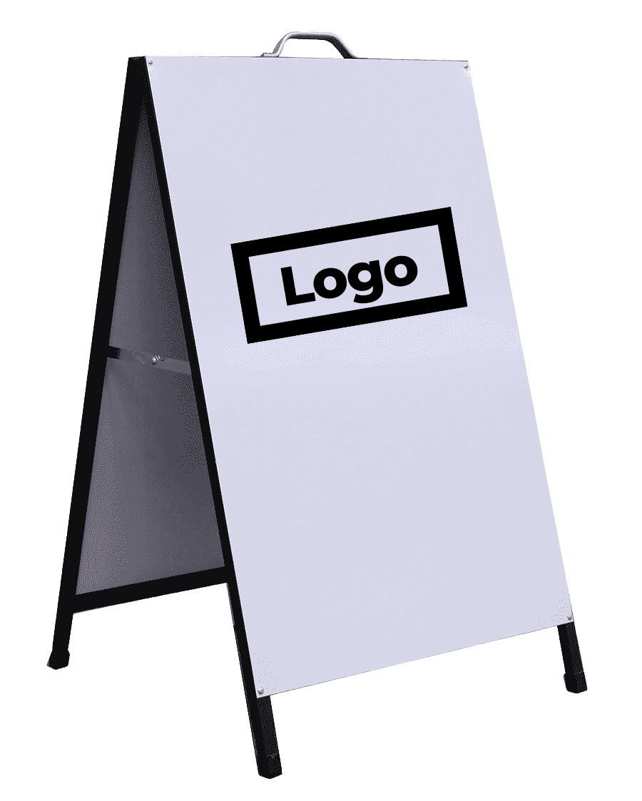 A-frame sidewalk sign